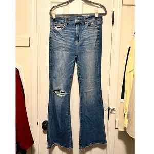 American Eagle Super Hi-Rise Flare Jeans